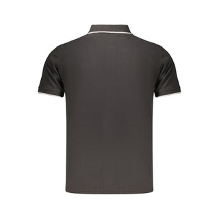 Black Cotton Men's Polo