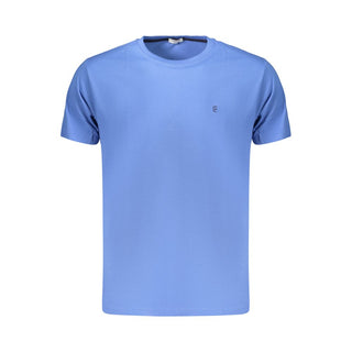 Blue Cotton Men's T-Shirt