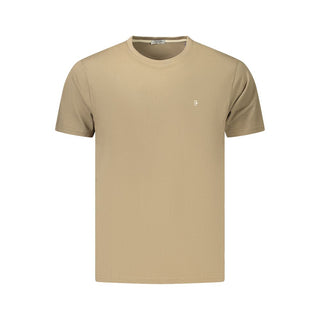 Brown Cotton Men's T-Shirt