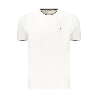 White Cotton Men's T-Shirt