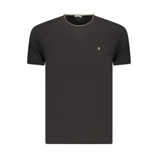 Black Cotton Men's T-Shirt