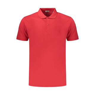 Red Cotton Men's Polo