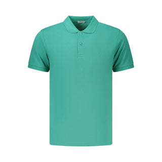 Green Cotton Men's Polo