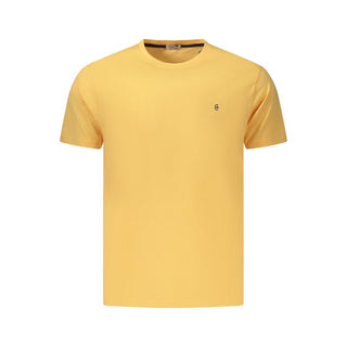 Orange Cotton Mens T-Shirt