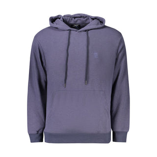 Sudadera azul de algodón para hombre