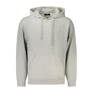 Sudadera para hombre de algodón gris