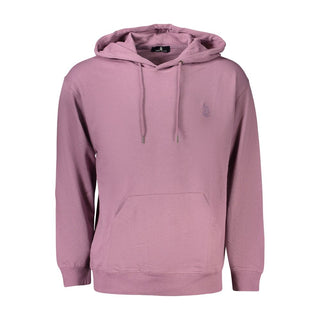 Sudadera para hombre de algodón púrpura