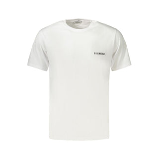 White Cotton Men's T-Shirt
