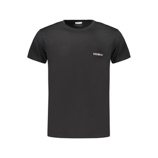 Black Cotton Men's T-Shirt