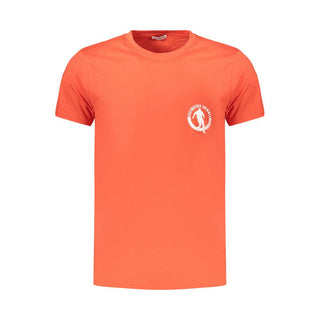 Orange Cotton Men's T-Shirt