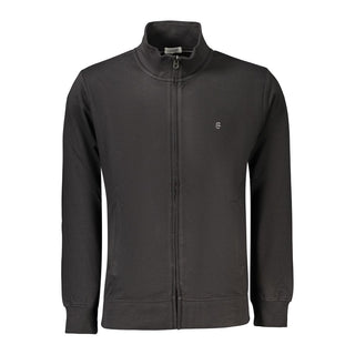 Black Cotton Men's Sweatshirt