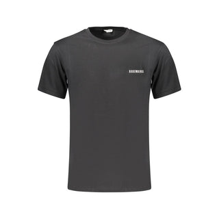 Black Cotton Men's T-Shirt