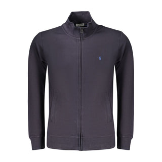 Blue Cotton Men's Sweatshirt