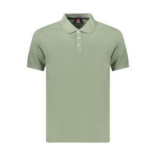 Green Cotton Men's Polo