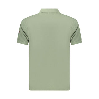 Green Cotton Men's Polo