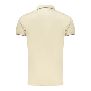 Beige Cotton Men's Polo