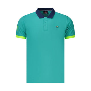 Azzurro Cotton Men's Polo