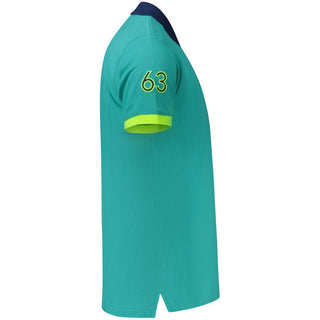 Azzurro Cotton Men's Polo