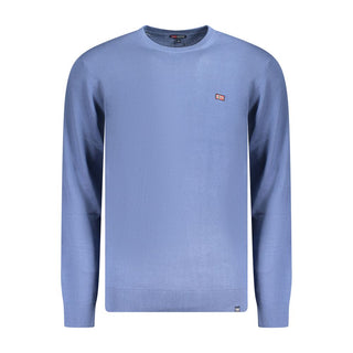 Blue Cotton Men's Shirt