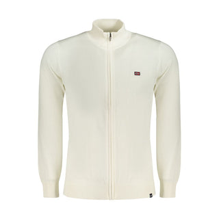 White Cotton Men's Sweater
