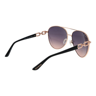 Rose Gold Metal Sunglasses