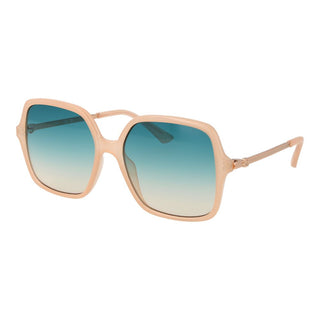 Beige Plastic Sunglasses