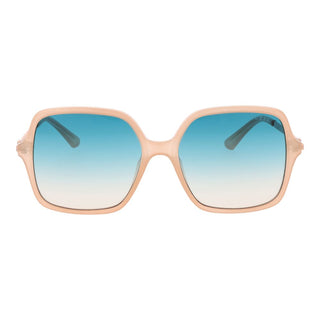 Beige Plastic Sunglasses