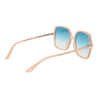 Beige Plastic Sunglasses