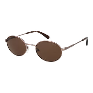 Brown Metal Sunglasses