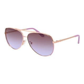 Gafas de sol de metal color oro rosa