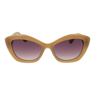 Gafas de sol marrones de plástico