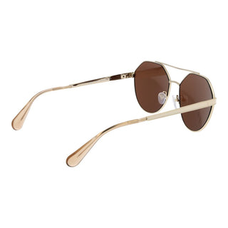 Gafas de sol de metal doradas