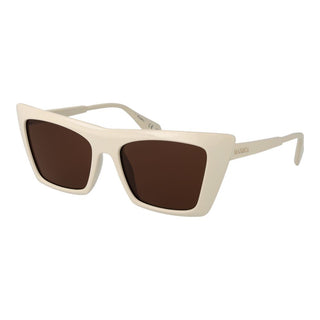 Beige Plastic Sunglasses