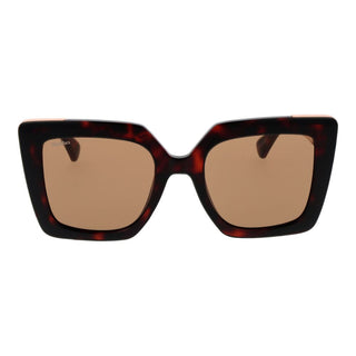 Gafas de sol marrones de plástico