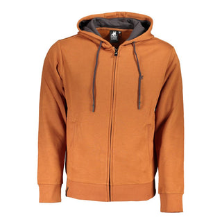 Brown Cotton Men's Sweatshirt