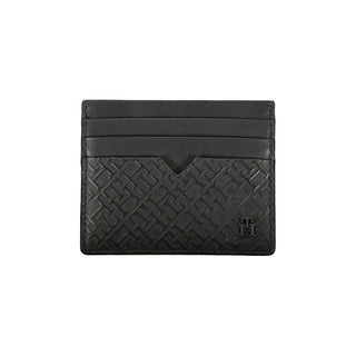 Cartera para hombre de cuero negro