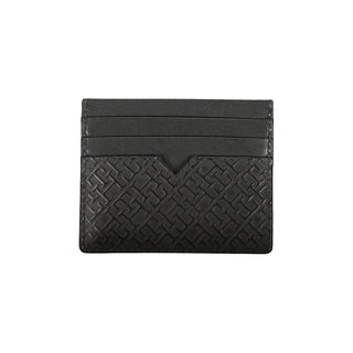 Cartera para hombre de cuero negro
