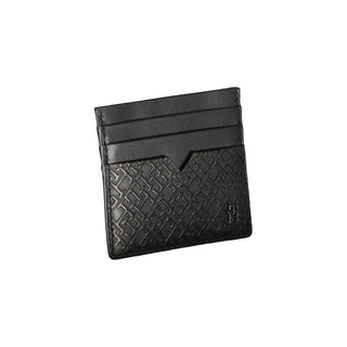 Cartera para hombre de cuero negro