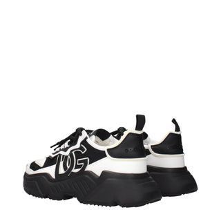 White Leather Chunky Sneakers