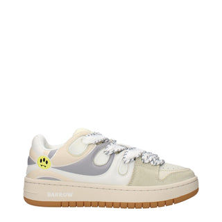 Zapatillas bajas beige de cuero