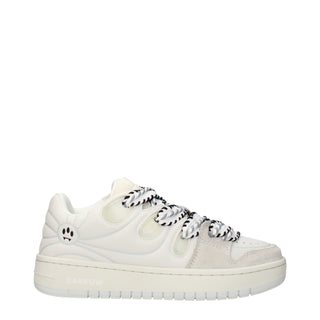 Zapatillas bajas de cuero blancas