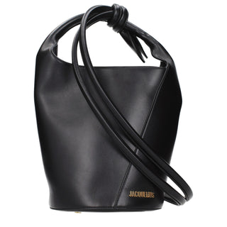 Bolso cruzado de cuero negro