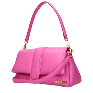 Pink Leather Shoulder Bag
