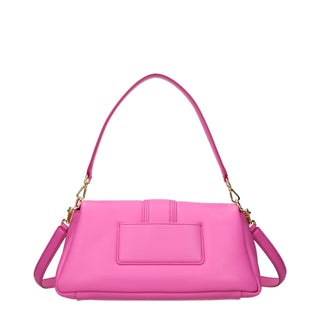 Pink Leather Shoulder Bag