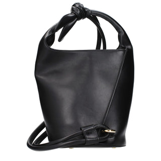 Black Leather Crossbody Bag
