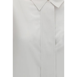 White Silk Dress Shirt