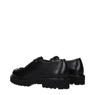 Zapatos Oxford y Derby negros de cuero