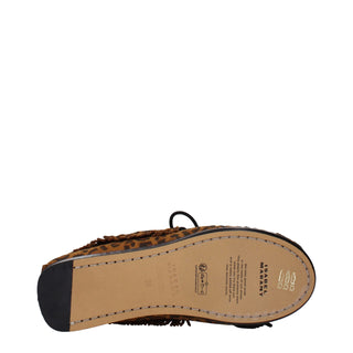 Brown Leather Slip-On Loafers