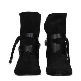 Black Leather Ankle Boots