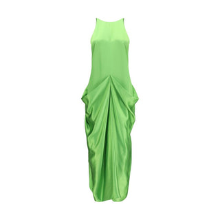 Bicolor Copper Casual Dress